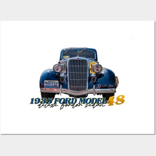 1935 Ford Model 48 Deluxe Fordor Sedan Posters and Art